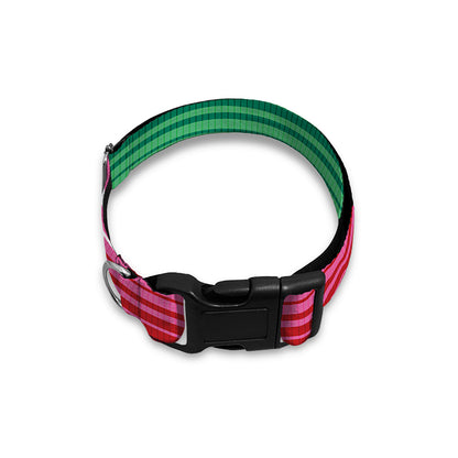 Colorful Serape Blanket Pattern Print Dog Collar