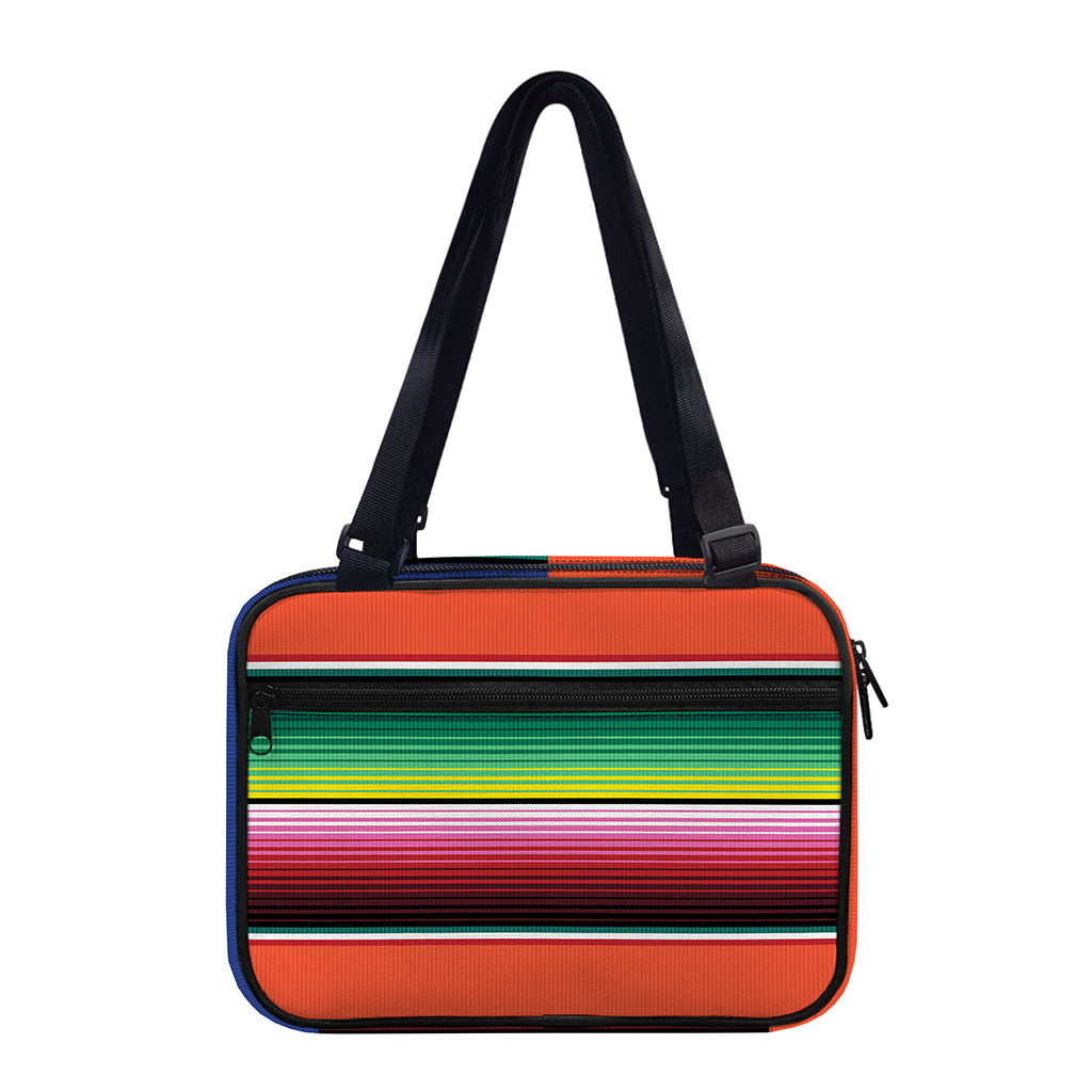Colorful Serape Blanket Pattern Print Double Strap Bible Bag