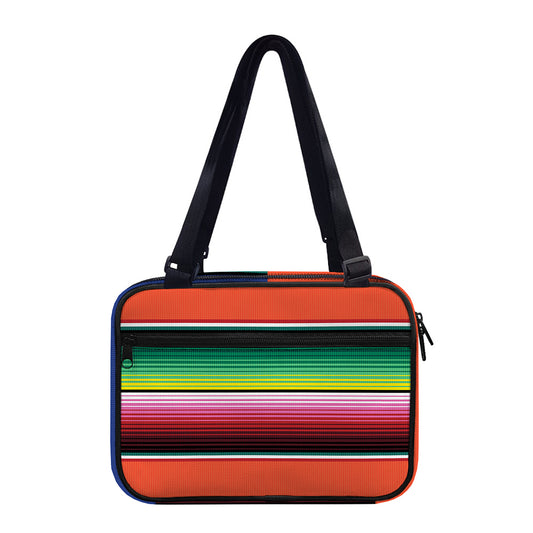 Colorful Serape Blanket Pattern Print Double Strap Bible Bag
