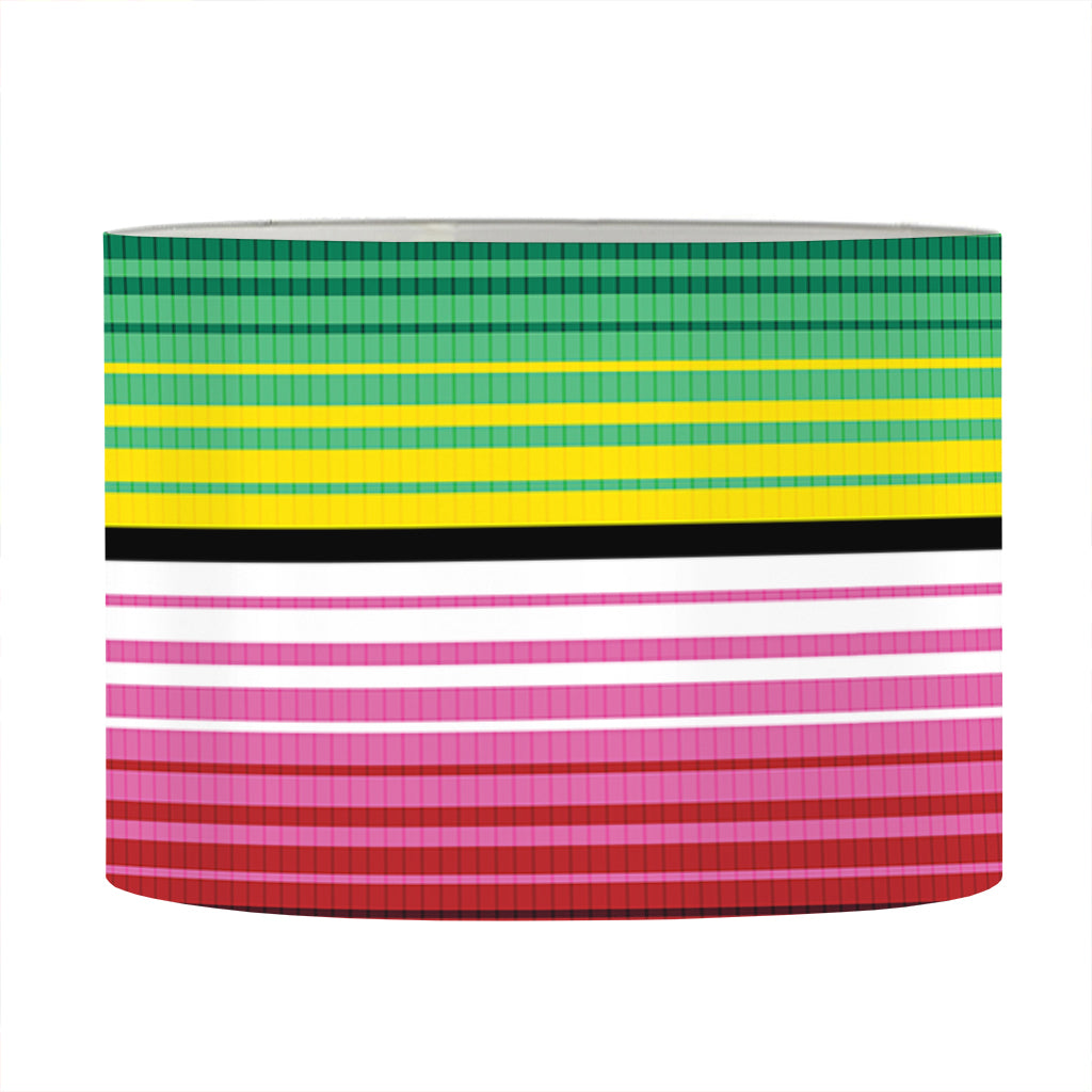 Colorful Serape Blanket Pattern Print Drum Lamp Shade
