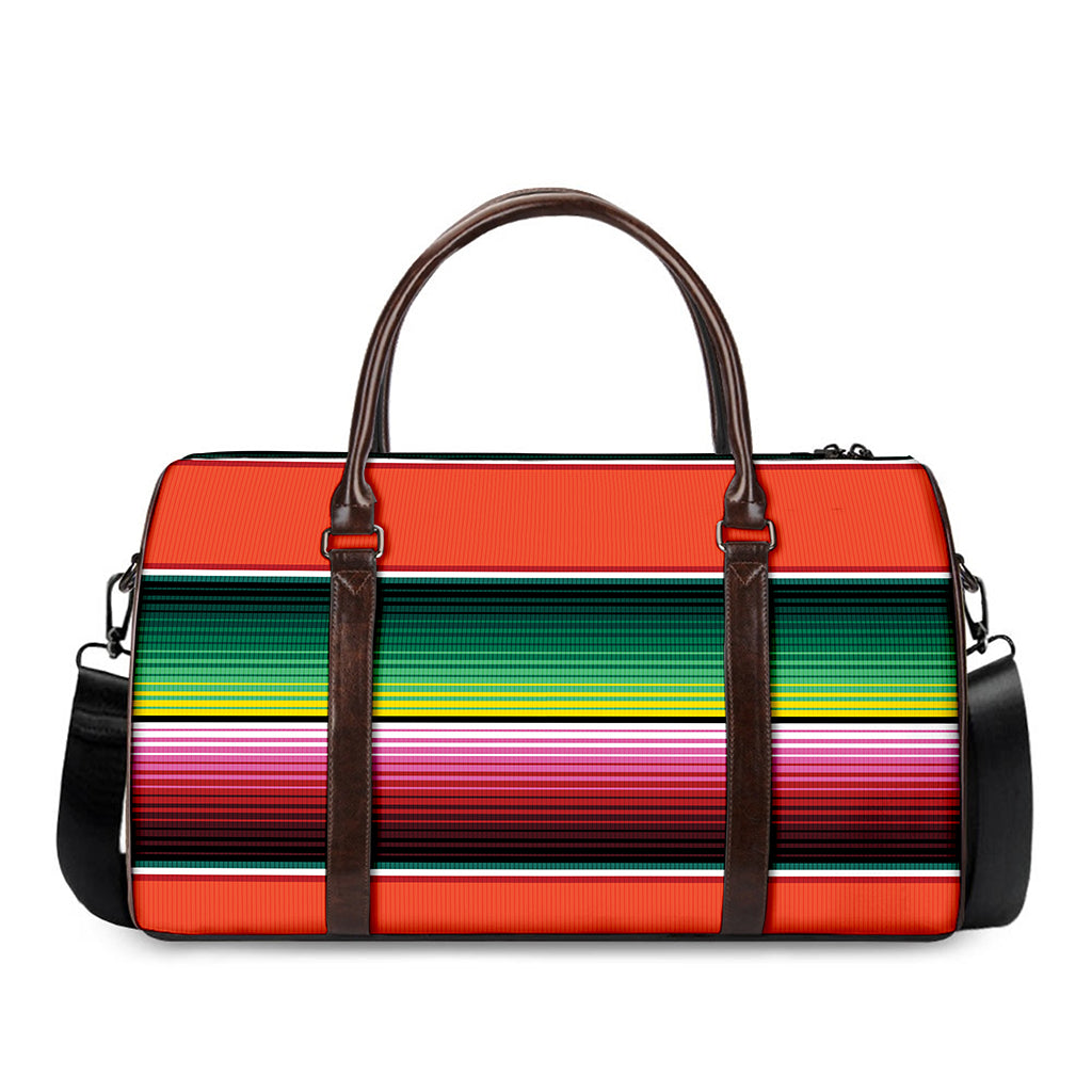 Colorful Serape Blanket Pattern Print Duffle Bag
