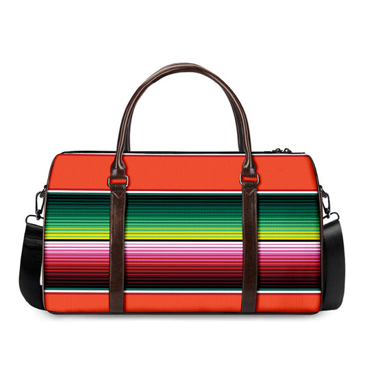 Colorful Serape Blanket Pattern Print Duffle Bag