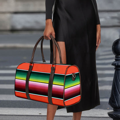Colorful Serape Blanket Pattern Print Duffle Bag