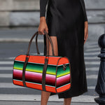 Colorful Serape Blanket Pattern Print Duffle Bag