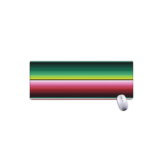 Colorful Serape Blanket Pattern Print Extended Mouse Pad