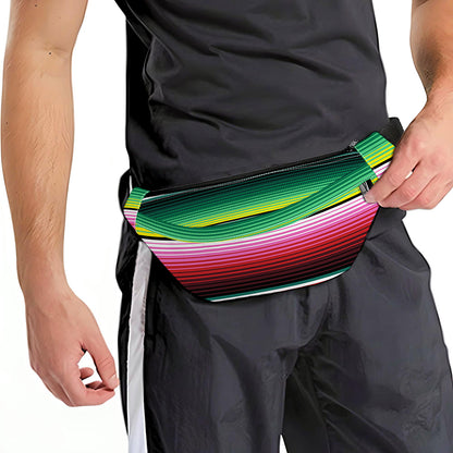 Colorful Serape Blanket Pattern Print Fanny Pack