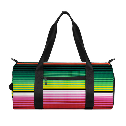 Colorful Serape Blanket Pattern Print Gym Bag