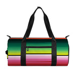 Colorful Serape Blanket Pattern Print Gym Bag
