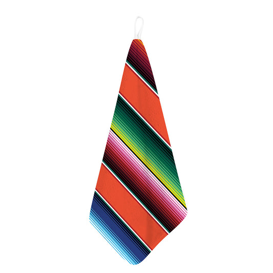 Colorful Serape Blanket Pattern Print Hand Towel