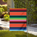 Colorful Serape Blanket Pattern Print House Flag