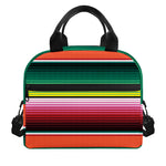 Colorful Serape Blanket Pattern Print Insulated Lunch Bag
