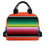 Colorful Serape Blanket Pattern Print Insulated Lunch Bag