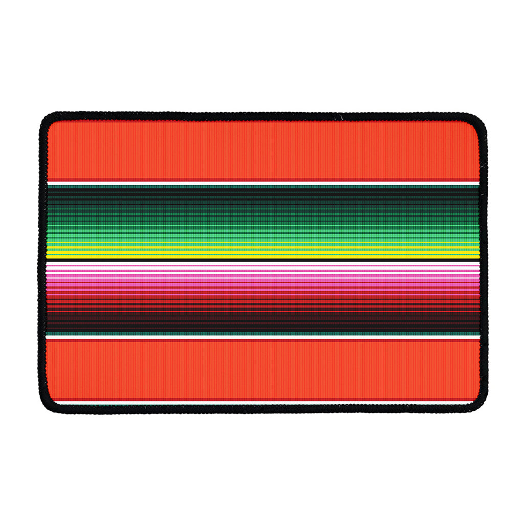 Colorful Serape Blanket Pattern Print Kitchen Mat