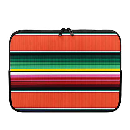 Colorful Serape Blanket Pattern Print Laptop Sleeve
