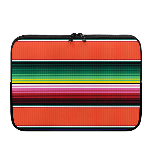 Colorful Serape Blanket Pattern Print Laptop Sleeve