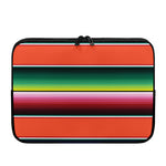 Colorful Serape Blanket Pattern Print Laptop Sleeve