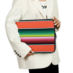 Colorful Serape Blanket Pattern Print Laptop Sleeve
