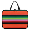 Colorful Serape Blanket Pattern Print Laptop Sleeve With Handle