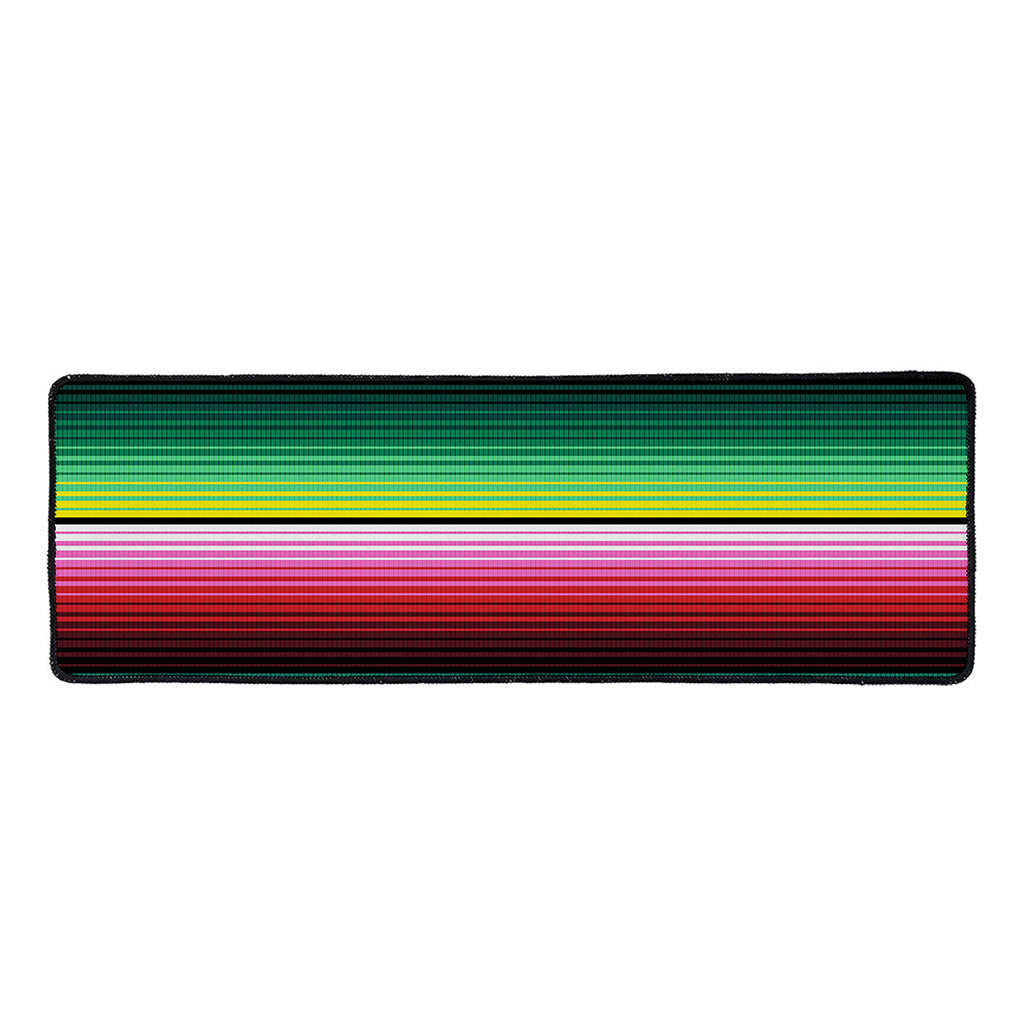 Colorful Serape Blanket Pattern Print Long Kitchen Mat