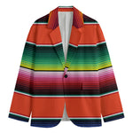 Colorful Serape Blanket Pattern Print Men's Blazer
