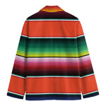 Colorful Serape Blanket Pattern Print Men's Blazer