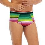 Colorful Serape Blanket Pattern Print Men's Briefs