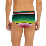 Colorful Serape Blanket Pattern Print Men's Briefs