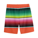 Colorful Serape Blanket Pattern Print Men's Sports Shorts