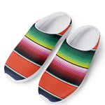 Colorful Serape Blanket Pattern Print Mesh Casual Shoes