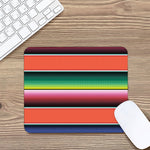 Colorful Serape Blanket Pattern Print Mouse Pad