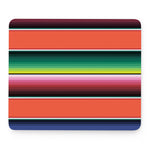 Colorful Serape Blanket Pattern Print Mouse Pad