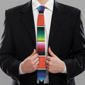 Colorful Serape Blanket Pattern Print Necktie