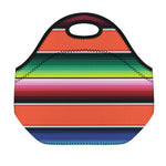 Colorful Serape Blanket Pattern Print Neoprene Lunch Bag