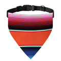 Colorful Serape Blanket Pattern Print Over The Collar Dog Bandana