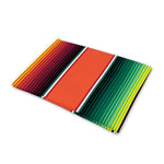 Colorful Serape Blanket Pattern Print Pet Cooling Mat Cover