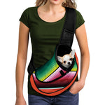 Colorful Serape Blanket Pattern Print Pet Sling Carrier