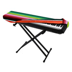 Colorful Serape Blanket Pattern Print Piano Keyboard Cover