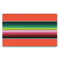 Colorful Serape Blanket Pattern Print Polyester Doormat