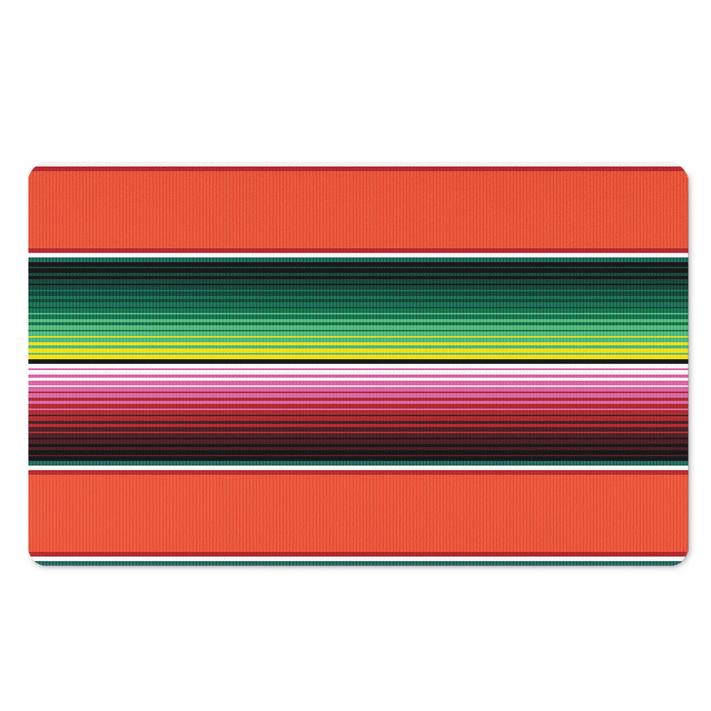 Colorful Serape Blanket Pattern Print Polyester Doormat