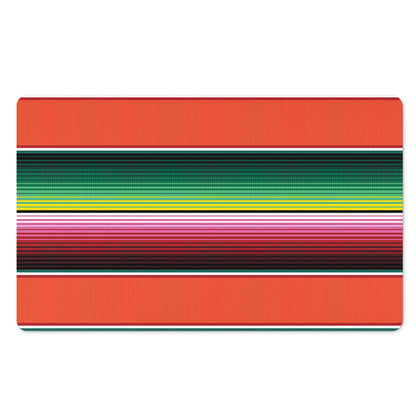 Colorful Serape Blanket Pattern Print Polyester Doormat