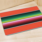 Colorful Serape Blanket Pattern Print Polyester Doormat