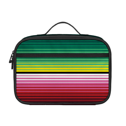 Colorful Serape Blanket Pattern Print Portable Lunch Bag