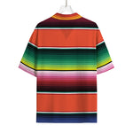 Colorful Serape Blanket Pattern Print Rayon Hawaiian Shirt
