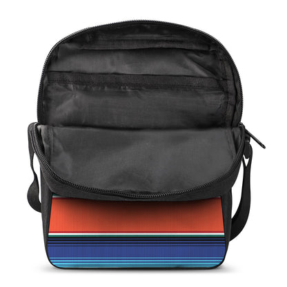 Colorful Serape Blanket Pattern Print Rectangular Crossbody Bag