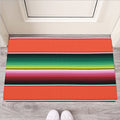 Colorful Serape Blanket Pattern Print Rubber Doormat