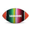 Colorful Serape Blanket Pattern Print Rugby Ball