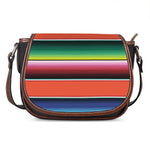 Colorful Serape Blanket Pattern Print Saddle Bag