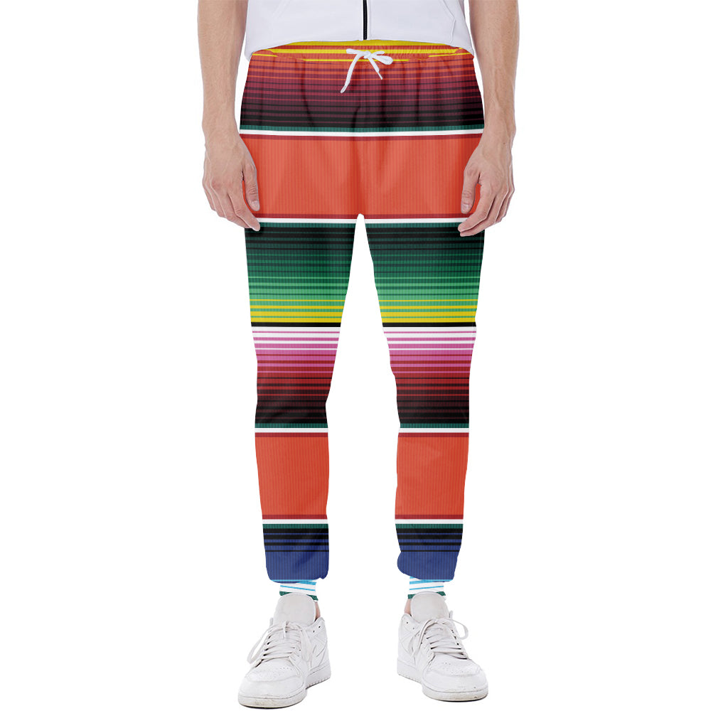 Colorful Serape Blanket Pattern Print Scuba Joggers