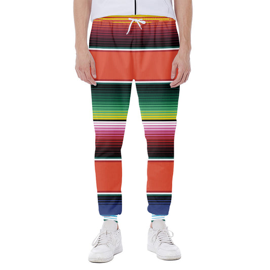 Colorful Serape Blanket Pattern Print Scuba Joggers