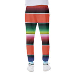 Colorful Serape Blanket Pattern Print Scuba Joggers